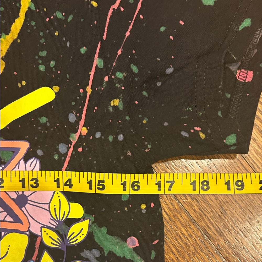 Studiohouse Designs “Midsommar” A24 Black Neon Splatter Unisex T-Shirt: SM, NWOT - Picture 6 of 8